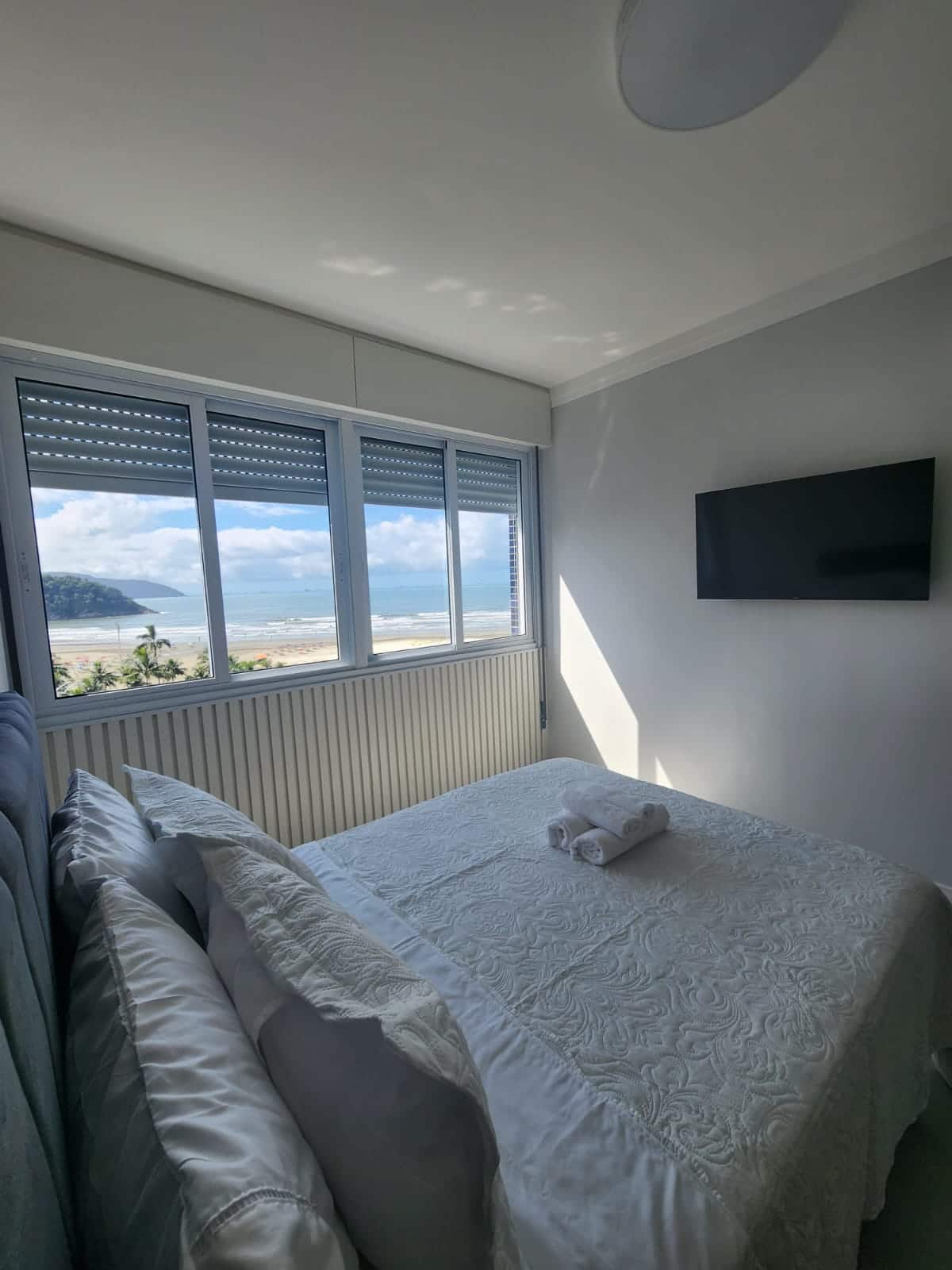 Quarto com vista para a praia